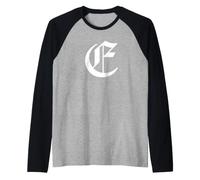 Lettre E Vieille Anglaise Manche Raglan