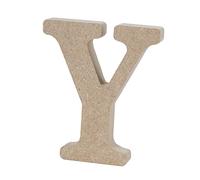 Lettre en Bois Alphabet Y en Panneau de Fibres Densité