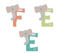 Lettre en bois Animaux E comme 'Eléphant' 8 cm Sevi 1831 - Alphabet