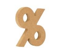 Lettre en bois brut de 20,3 cm et découpe artisanale en MDF 2,5 à 10,2 cm Qpz542 (E, taille unique)