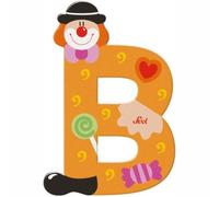 Lettre en Bois Clown B Sevi 1831 - Jouets en Bois décoration