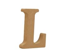 Lettre En Bois Collocation bricolage en bois Alphabet lettre ornement nom conception for mariage fête d'anniversaire décoration de la maison(L)