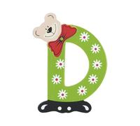 Lettre en bois D enfant Playshoes Vert TU