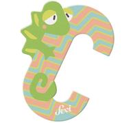 Lettre en bois - Sevi - C - 10 cm - Décoration murale - Coloris aléatoire