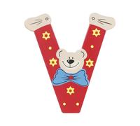 Lettre en bois V enfant Playshoes Rouge TU