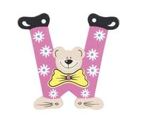 Lettre en bois W enfant Playshoes Violet TU