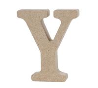 Lettre en Bois Y en Panneau de Fibres pour Décoration Murale