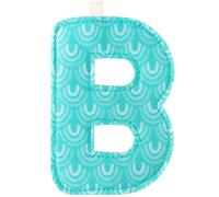 Lilliputiens – Lettre décorative B en tissu bleu