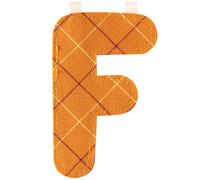 Lettre en tissu à suspendre F (9,5 cm)