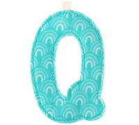 Lettre en tissu à suspendre Q (9,5 cm)