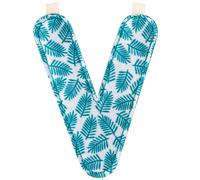 Lettre en tissu à suspendre réversible V (9,5 cm)