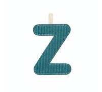 Lettre en tissu phosphorescente bleu Z