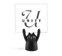 Lettre Expression Unity Art Déco Mode Mémo Support Dessin Animé Chat Noir Décoration