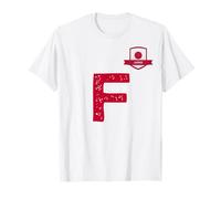 Lettre F Drapeau Japonais T-Shirt