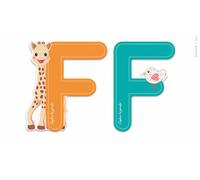 Lettre f sophie la girafe orange TU