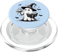 Lettré Fantôme Livre Chapeau sorcière Rat de bibliothèque PopSockets PopGrip pour MagSafe