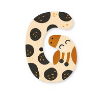 Lettre 'G' décorative en bois Animaux 7 cm Vilac® par Michelle C