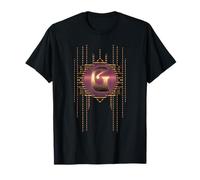 Lettre G Vintage Glam Initiale rétro Art Nouveau Monogramme T-Shirt