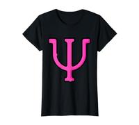 Lettre Grecque Psi - Vingt-troisième Lettre de l'alphabet Grec T-Shirt Graphique avec Valeur