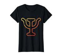 Lettre Grecque Psi - Vingt-troisième Lettre de l'alphabet Grec T-Shirt Graphique avec Valeur