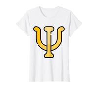 Lettre Grecque Psi - Vingt-troisième Lettre de l'alphabet Grec T-Shirt Graphique avec Valeur