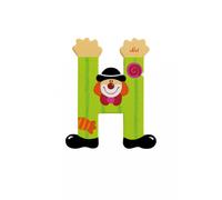 Lettre h clown vert TU