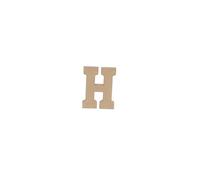Lettre H kraft 20cm - Kraft