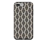 Lettre H Monogramme en Couleurs Neutres Coque pour iPhone 7 Plus/8 Plus
