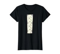 Lettre I Alphabet céleste Initiale Monogramme T-Shirt Graphique avec Valeur, Femme, Noir, M