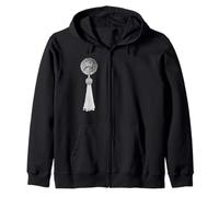 Lettre i Alphabet Monogramme Vintage Tassel Burlesque Pastie Sweat à Capuche