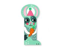 Lettre 'I' décorative en bois Animaux 7 cm Vilac® par Michelle C