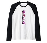 Lettre I Florale Lettre Alphabet Fleur Lumineuse Manche Raglan