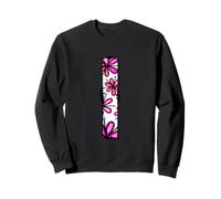 Lettre I Florale Lettre Alphabet Fleur Lumineuse Sweatshirt