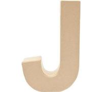 Lettre "J" debout en papier mâché à bricoler créativement Rico Design Idée