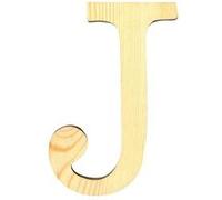 Artemio 11,5 cm Bois Lettre J en majuscules, de couleur Beige