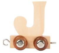 Lettre J Train en bois couleur Naturelle Small foot by Legler® -