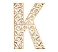 Lettre K En Bois Alphabet Géant Ajouré 24 Cm