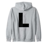 Lettre L - Costume Assorti Halloween & Drama Performance Sweat à Capuche