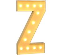 Lettre LED S Alphabet Up Signe pour La Maison Fête Anniversaire Mariage LED Lettre Lampe De Noël Maison Bar Décoration, A, 100CM