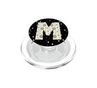 Lettre M Alphabet céleste Initiale Monogramme PopSockets PopGrip pour MagSafe