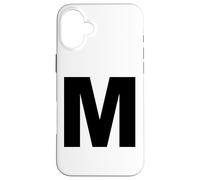 Lettre M - Costume Assorti Halloween & Drama Performance Coque pour iPhone 16 Plus