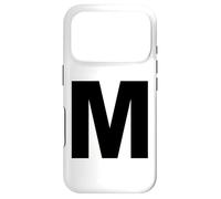 Lettre M - Costume Assorti Halloween & Drama Performance Coque pour iPhone 17 Pro