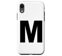Lettre M - Costume Assorti Halloween & Drama Performance Coque pour iPhone XR