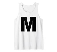 Lettre M - Costume Assorti Halloween & Drama Performance Débardeur