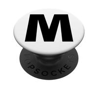 Lettre M - Costume Assorti Halloween & Drama Performance PopSockets PopGrip Adhésif