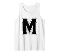 Lettre M Grande Majuscule en Gras Lettre M Lettre Alphabet Monogramme Débardeur