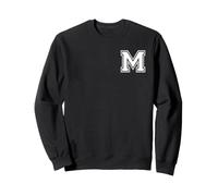 Lettre M Style Collège Cool Sweatshirt