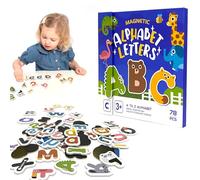 Lettre Magnetique Enfant, Lettres Magnetiques, 78 Alphabet Magnetique, Majuscule Minuscule pour Enfant Toys,Jeu éDucatif Dès 3 Ans