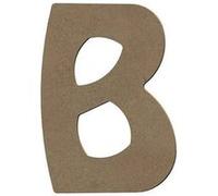 Lettre Majuscule B En Bois Mdf À Décorer - 8 Cm