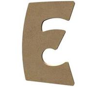 Lettre majuscule E en bois MDF à décorer - 15 cm NA G
